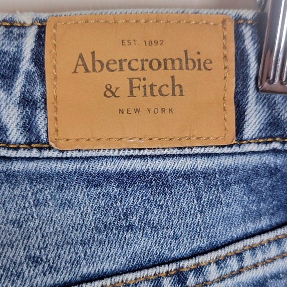 Abercrombie & Fitch High Rise Ankle Jeans Women's Size 26/2S Light Wash Slim Fit - Picture 8 of 9